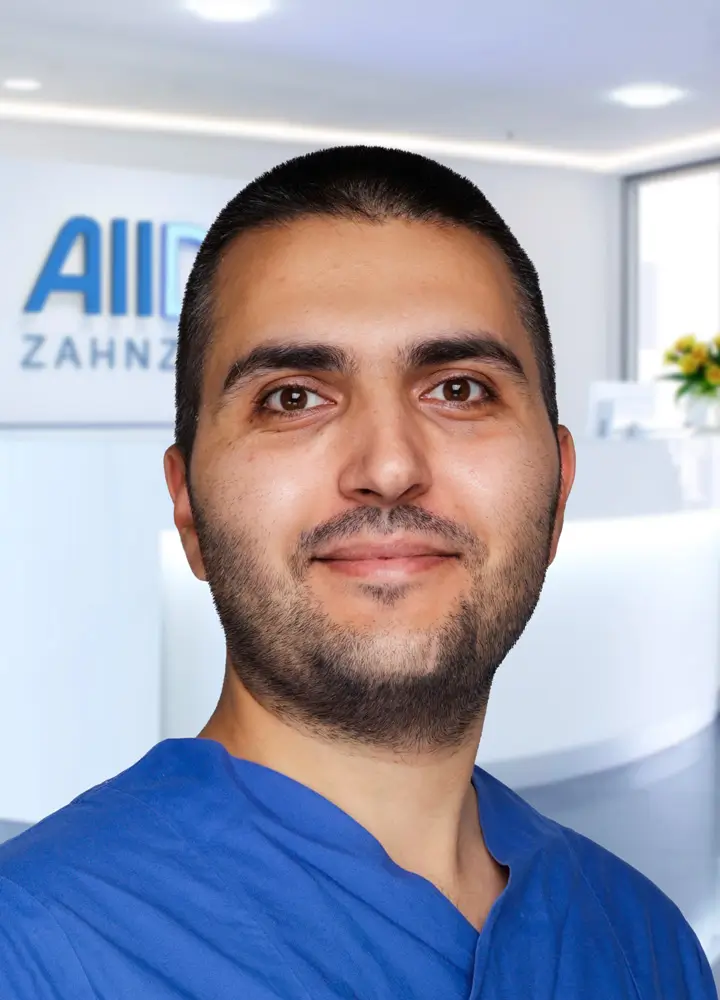 Portrait zahnmedizinische Prophylaxeassistenz Ibrahem Moussa (AllDent Wiesbaden)