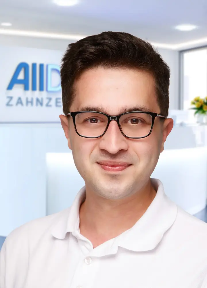 Portrait Zahnarzt Majd Ali Bacha (AllDent Wiesbaden)