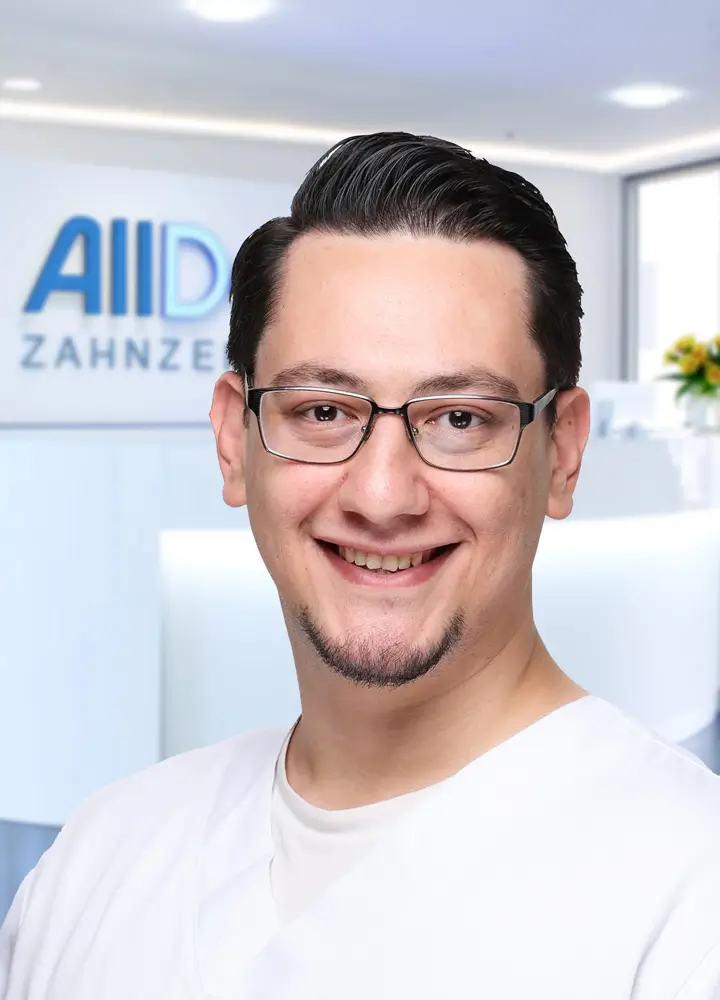 Portrait Zahnarzt Mayar Arznjani (AllDent Wiesbaden)