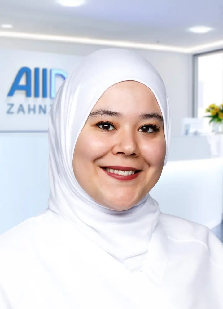 Portrait Zahnärztin Rahime Günay-Arznjani (AllDent Wiesbaden)