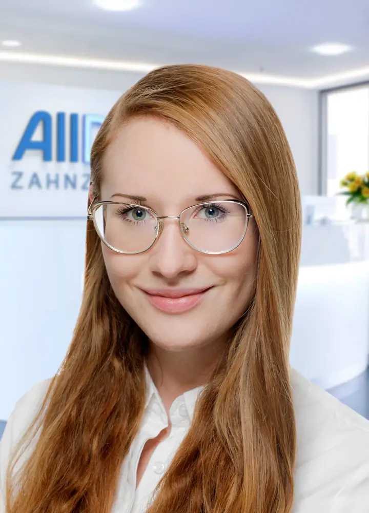 Portrait Zahnärztin Kamile Jusaite (AllDent Wiesbaden)