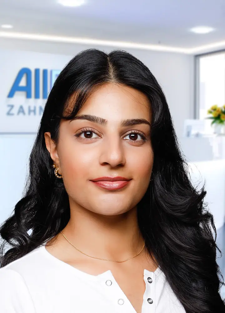 Portrait Zahnärztin Ambika Kapoor (AllDent Wiesbaden)