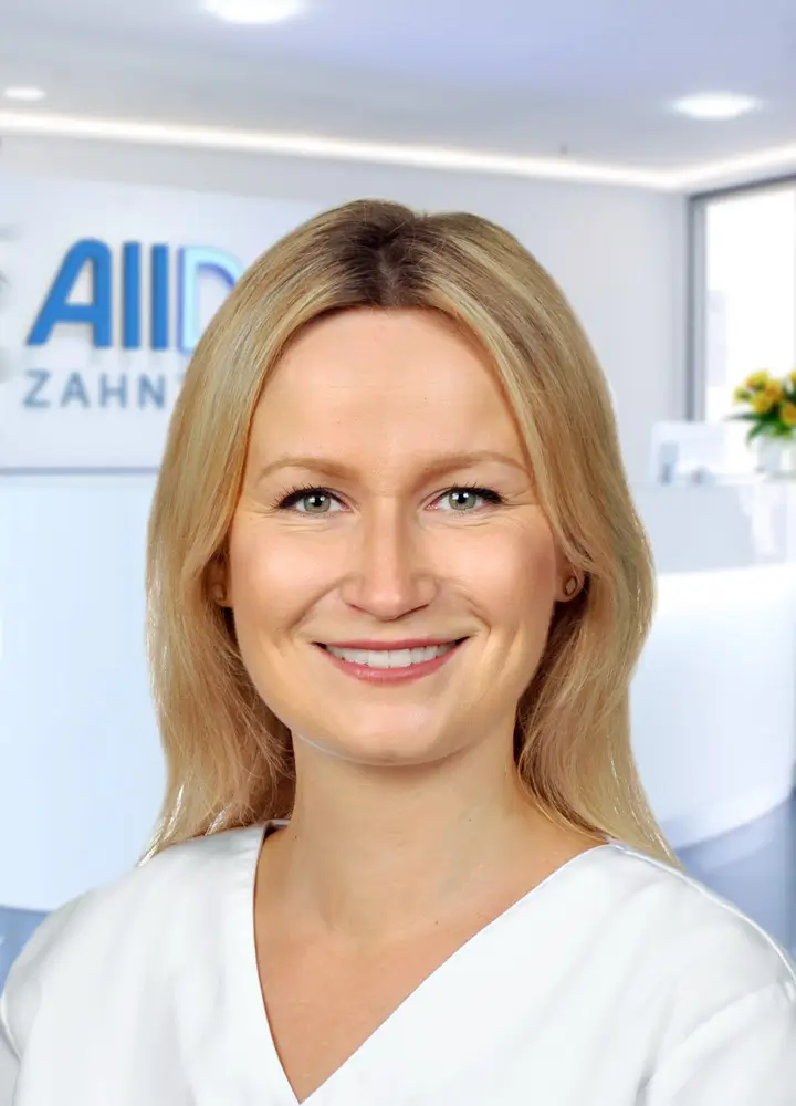 Portrait Zahnärztin Natalie Lundstedt (AllDent Wiesbaden)