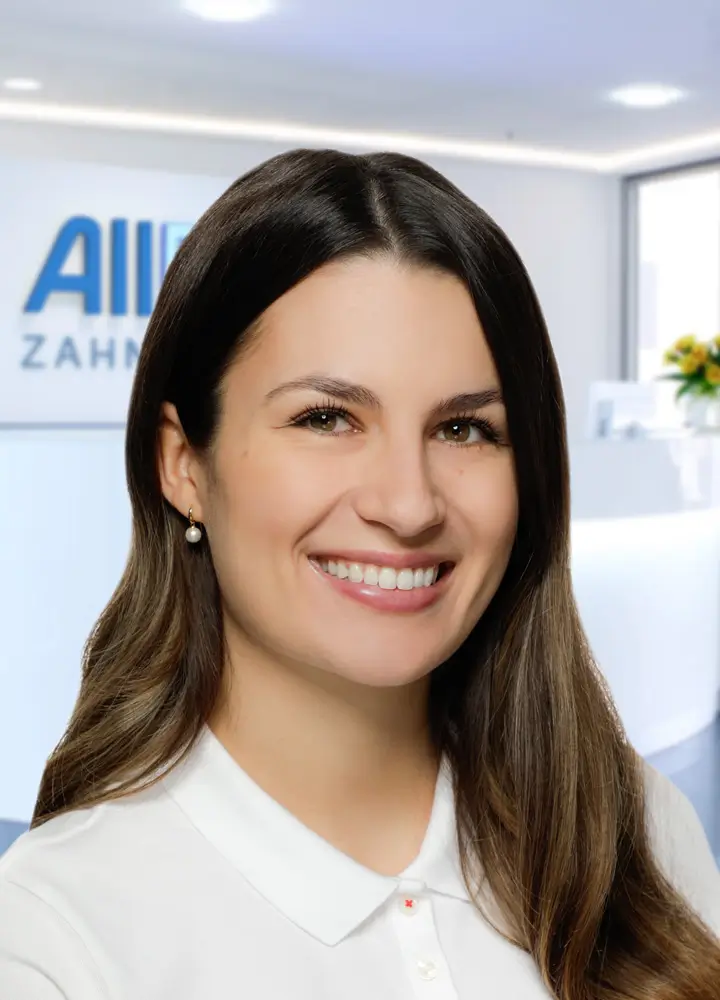 Portrait Zahnärztin Marie Reinelt (AllDent Wiesbaden)